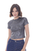REMERA MC EMI SHINE NEGRO CROP - Soho Denim