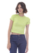 REMERA MC EMI SHINE LIMA CROP
