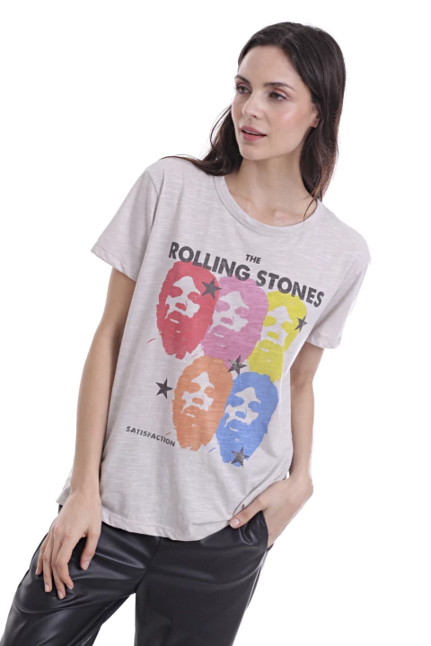 REMERA MANGA CORTA ESTAMPADA SATISFACCION