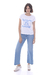 REMERA MC WOMAN ESTAMPADA BASE BLANCO - Soho Denim