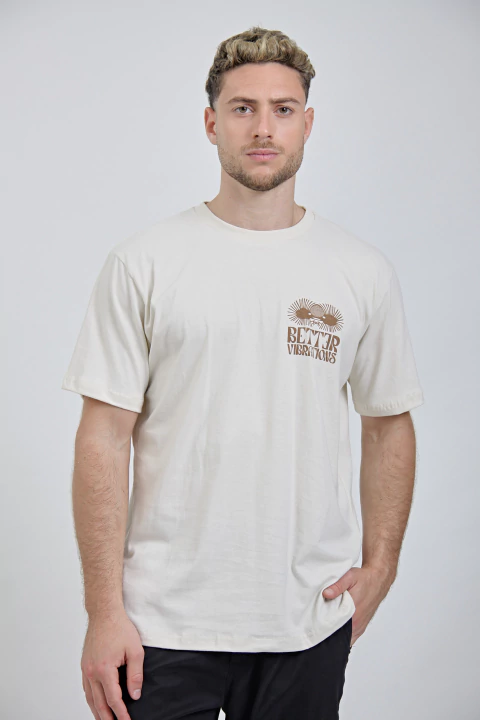 REMERA MANGA CORTA ALMUND CRUDO - comprar online