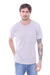 Remera Manga Corta Listin Gris Melange Claro - comprar online