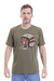 REMERA MC HELMET TIGER VERDE MILITAR