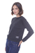 BUZO CROP MARIE NEGRO