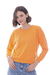 BUZO CROP SAINT NARANJA