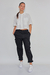 PANTALON CARGO PAPPER BACK NEGRO - Soho Denim