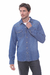 CAMISA DE JEAN M. LARGA FEIJOO COLOR AZUL - comprar online