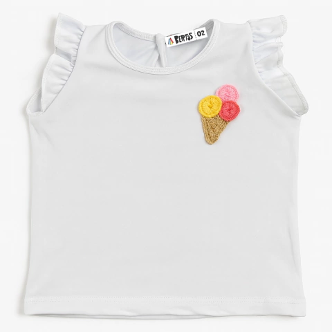 Kid Girl Musculosa Aplique Helado TEMP-2026 - comprar online