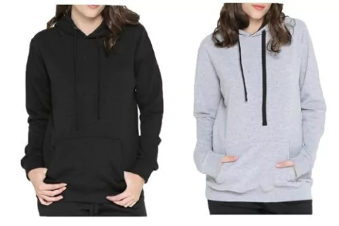 Canguro Campera Hoddie Mujer Friza Sporty Winter Premium