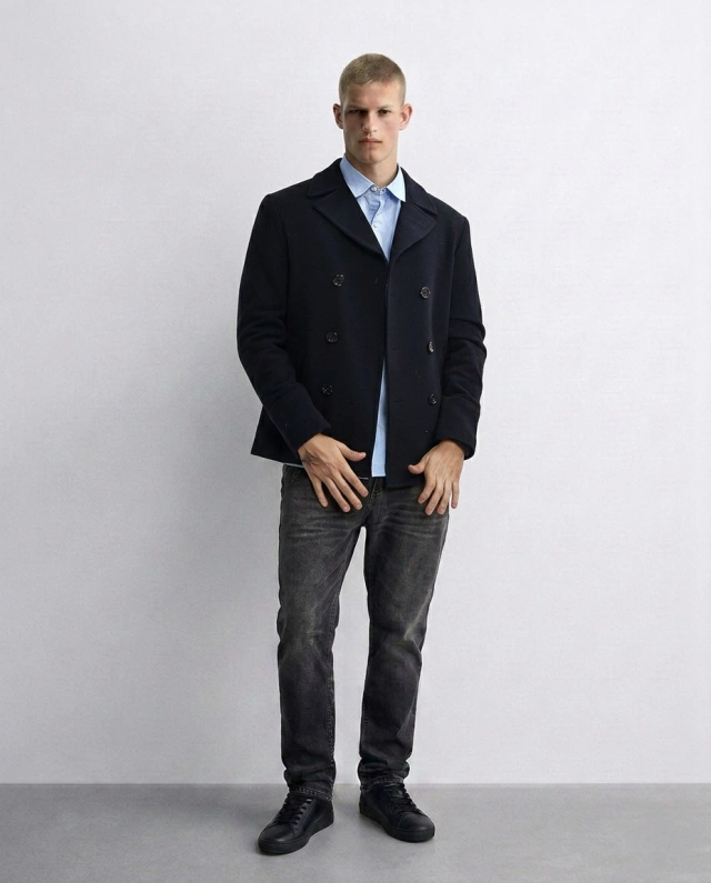Tapado hudson hombre azul