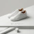 Zapatillas Bolonia Hombre - Cuero Vacuno | Color Blanca