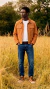 Chaqueta Chelsea Hombre - Cuero Nobuck Suela con Cuello Desmontable