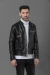 Campera Inter Hombre -Cuero Genuino Negro