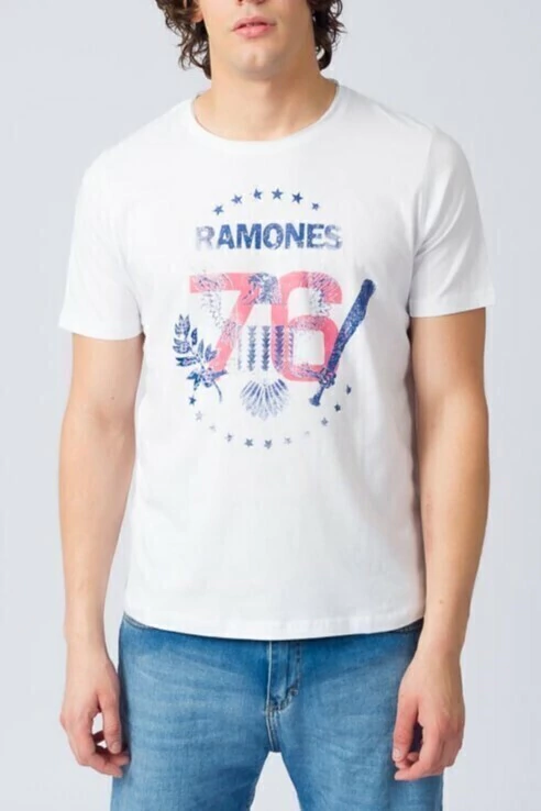 Remera Corse Ramones hombre algodón