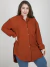 Maxi Camisa con cuello Mao - tienda online