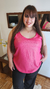 Blusa con brillo sin mangas en internet