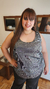 Blusa con brillo sin mangas - tienda online