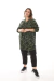 Maxi Camisa con cuello Mao en internet