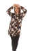Maxi Camisa con cuello Mao