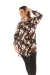 Maxi Camisa con cuello Mao - comprar online