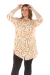 Maxi Camisa con cuello Mao - Jazmin mayorista