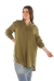 Maxi Camisa con cuello Mao - tienda online
