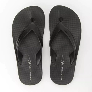 Chinelo Kenner Com inscrições Preto HCZ-01