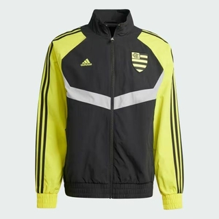 Jaqueta Flamengo Adidas Preta e Amarela IP8186