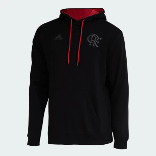 Moletom Flamengo Adidas Capuz Preto HS5235