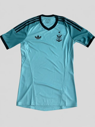 Camisa Goleiro Flamengo Adidas Masculina - Cinza