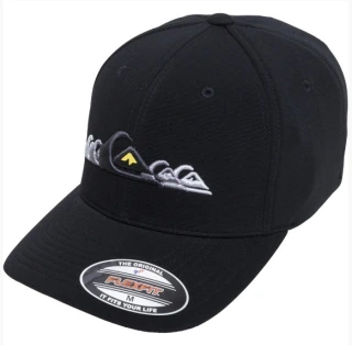 Boné Quiksilver Emb Three Logo Preto Flexfit Q911A0270-BLACK