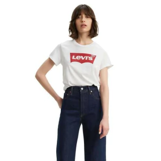 Camiseta Levi's® Feminina Graphic Set-In Neck Branca Manga Curta - LB0010208 - comprar online