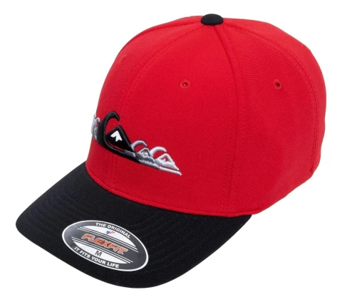 Boné Quiksilver Emb Three Logo Red Vermelho Flexfit Q911A0270-RED
