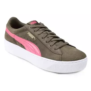 Tênis Puma Vikky Platform Feminino Musgo - 363287-07