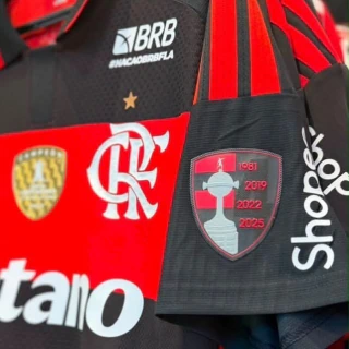 Pré-Venda Patch Flamengo Títulos Conmebol Libertadores 2026