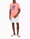Camiseta Calvin Klein Masculina Palm Tree Colors Pêssego - CM3PC01TC290-0220 - Kevin Sports