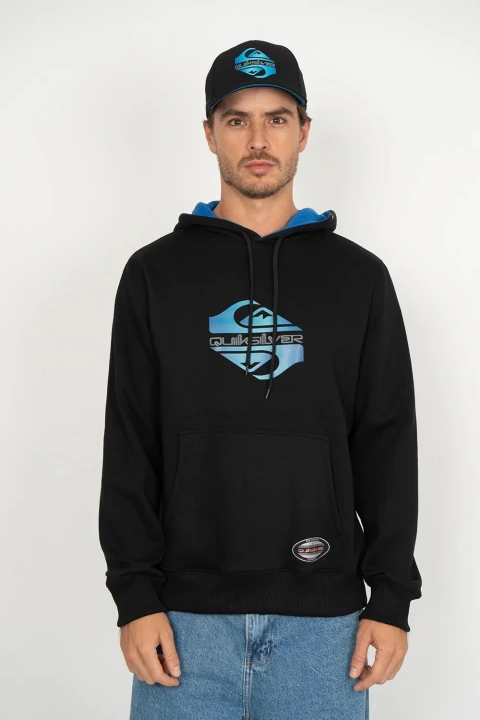 Casaco Moletom Quiksilver Fech Soft Hologram Preto Q422A0182-0200