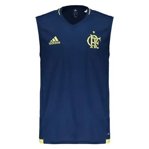 Regata Treino Flamengo Adidas 2017 Azul AZ5422