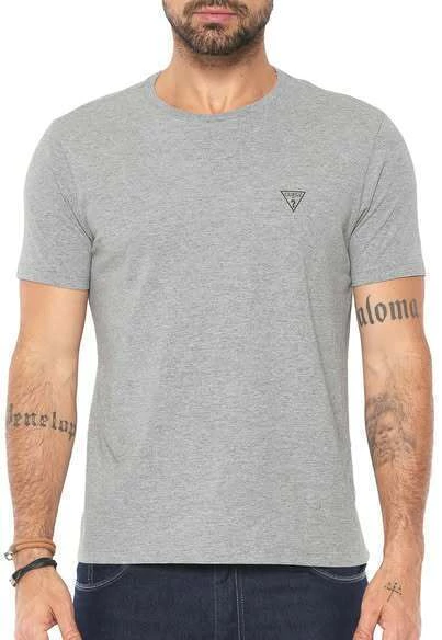 Camiseta Guess Basic Logo - MB0TSHKS001-MELANGE GREY - comprar online
