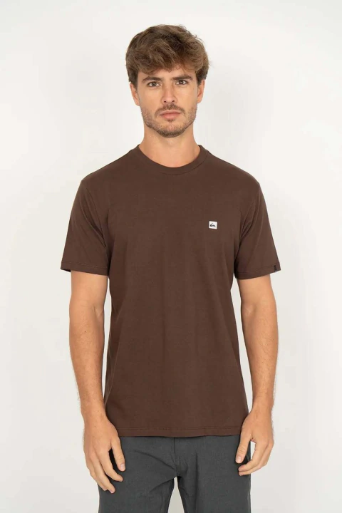 Camiseta Quiksilver Transfer Square Marrom Q471A0986-14