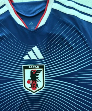 Camisa Japão Adidas I 2026 Azul Autografada Zico