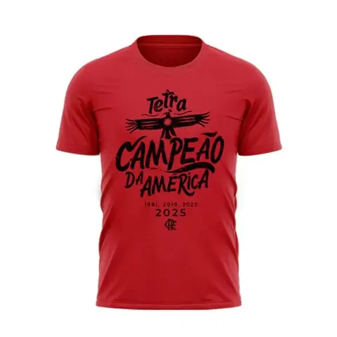 Camiseta Flamengo Tetra Liberta Basica Braziline - 00100803905