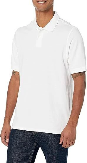 Camisa Polo Amazon Essentials Branca B01IXF-PJJK