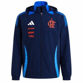 Jaqueta de Chuva Flamengo Adidas 2024 Azul
