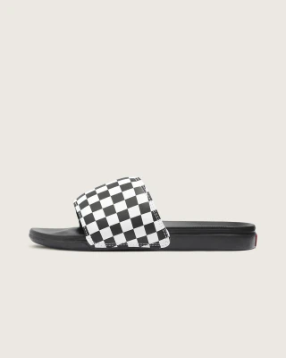 Chinelo Vans Slide-On La Costa Checkerboard True White Black - V1003700080015