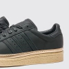 Tênis Feminino Adidas Superstar 80s New Bold W Preto e Dourado Couro B28041 - loja online