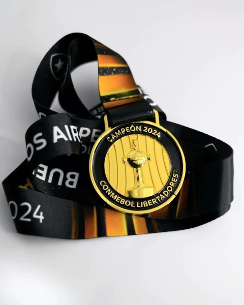 Medalha Oficial Licenciada Botafogo Campeão Conmebol Libertadores - Kevin Sports