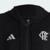 Jaqueta Hino Feminina Flamengo Adidas 2024/25 Preta IT3820 - comprar online