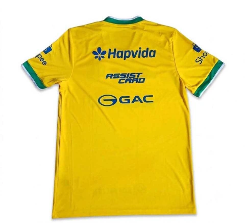 Camisa Flamengo Adidas Amarela Brasil Copa 2026 Com Patrocinadores - comprar online