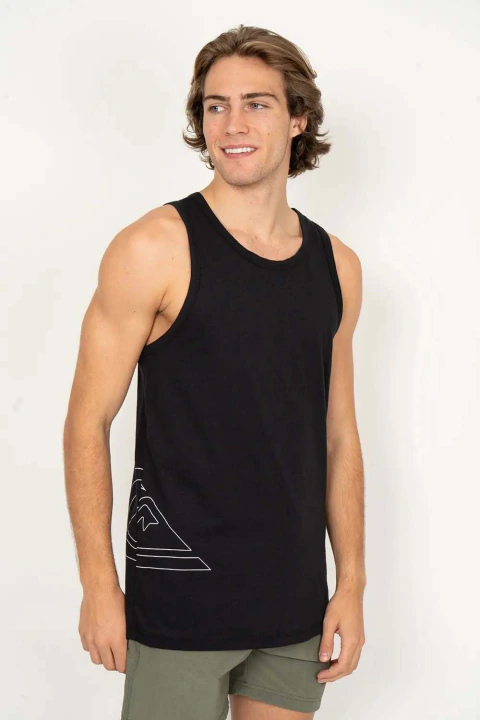 Regata Quiksilver Outline Side Logo Preta Q481A0211-02 - Kevin Sports